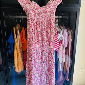 Floral maxi dress /size small/ so goods for life made in India